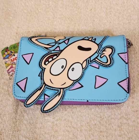 Loungefly Nickelodeon Rockos Modern Life Zip Around Wallet NEW - Picture 9 of 14